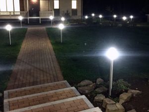 Встановлення вуличних світильників в Стрию
